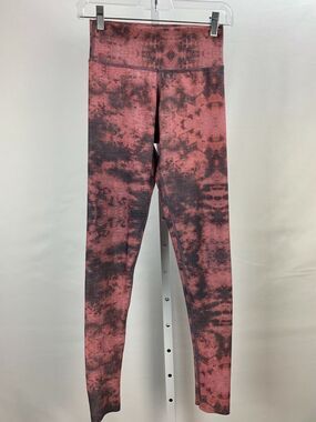 Jiva Shop Leggings Black and Red Yoga Pants Size XS